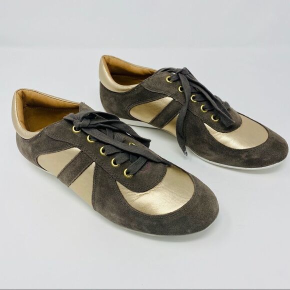 Corso Como - NWOT Suede Metallic Sneakers (9.5M) - Picture 1 of 13